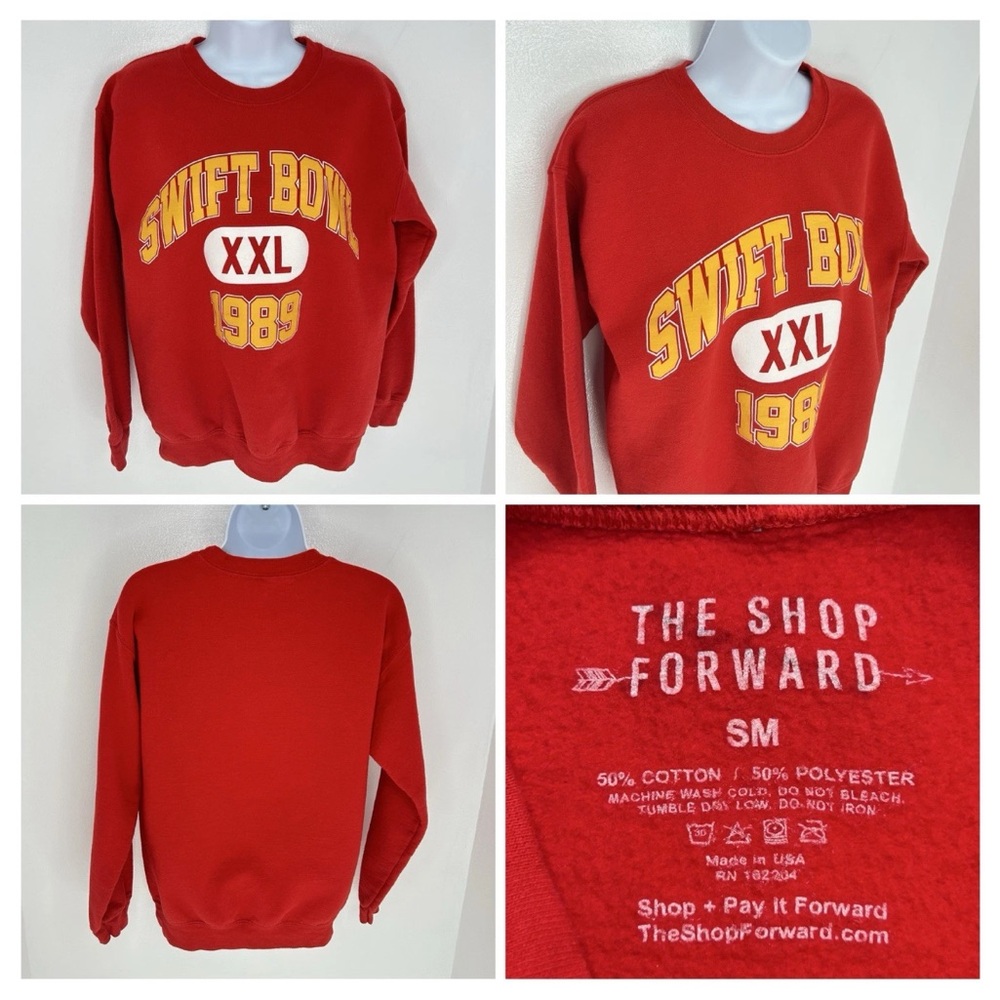 The Shop Forward Sweatshirt Swift Bowl 1989 Size Small‎ Kansas City Taylor Swift